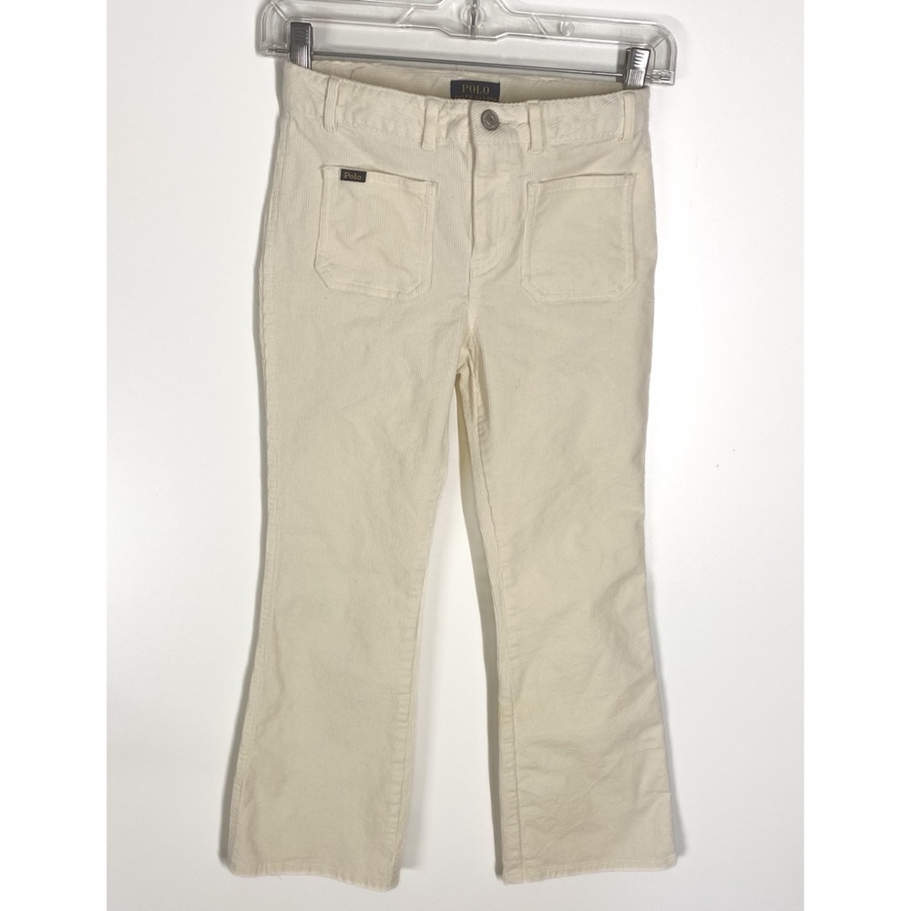 Polo Ralph Lauren Girl’s Square Pocket Ivory Corduroys size 10